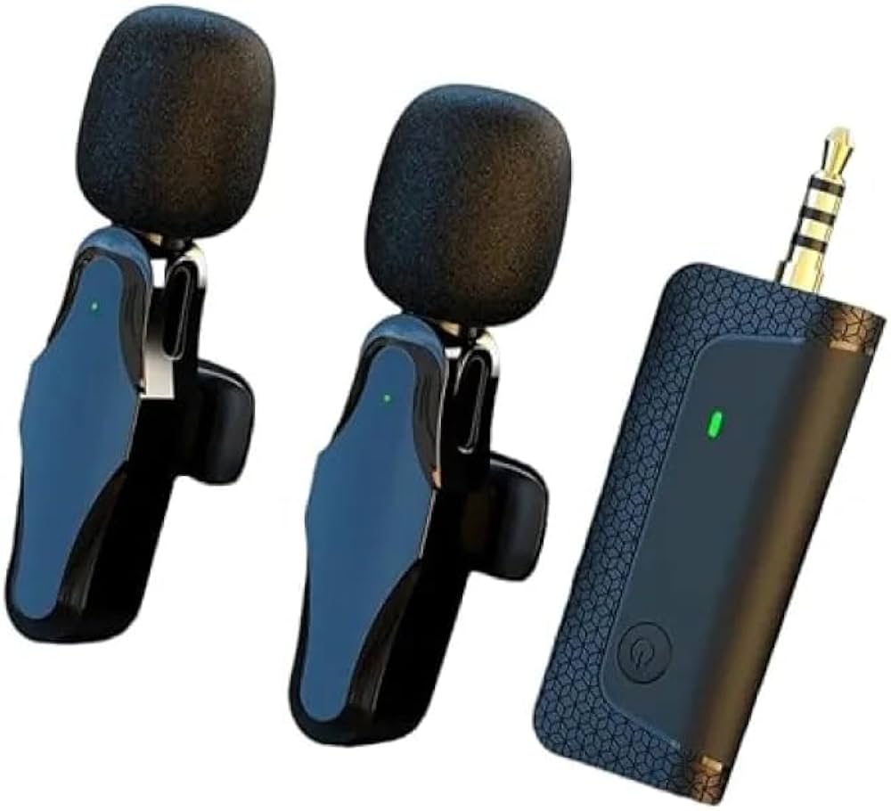 K35 Pro Double Wireless Microphone