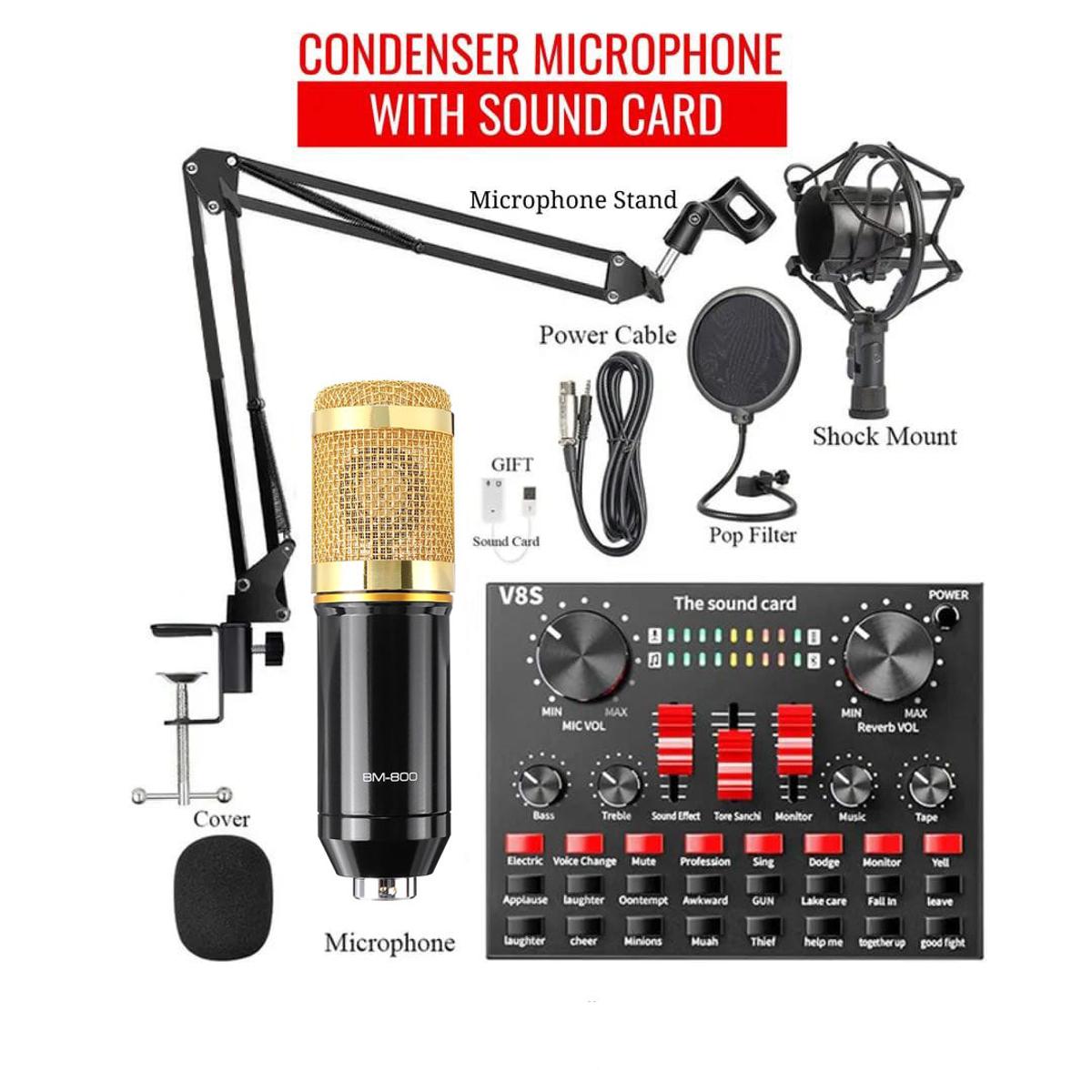 Professional Condenser Microphone Set