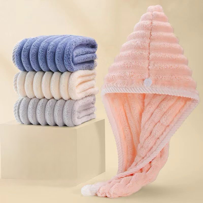 Hair Towel Comfortable Touch Microfiber After Shower Hair Drying Wrap